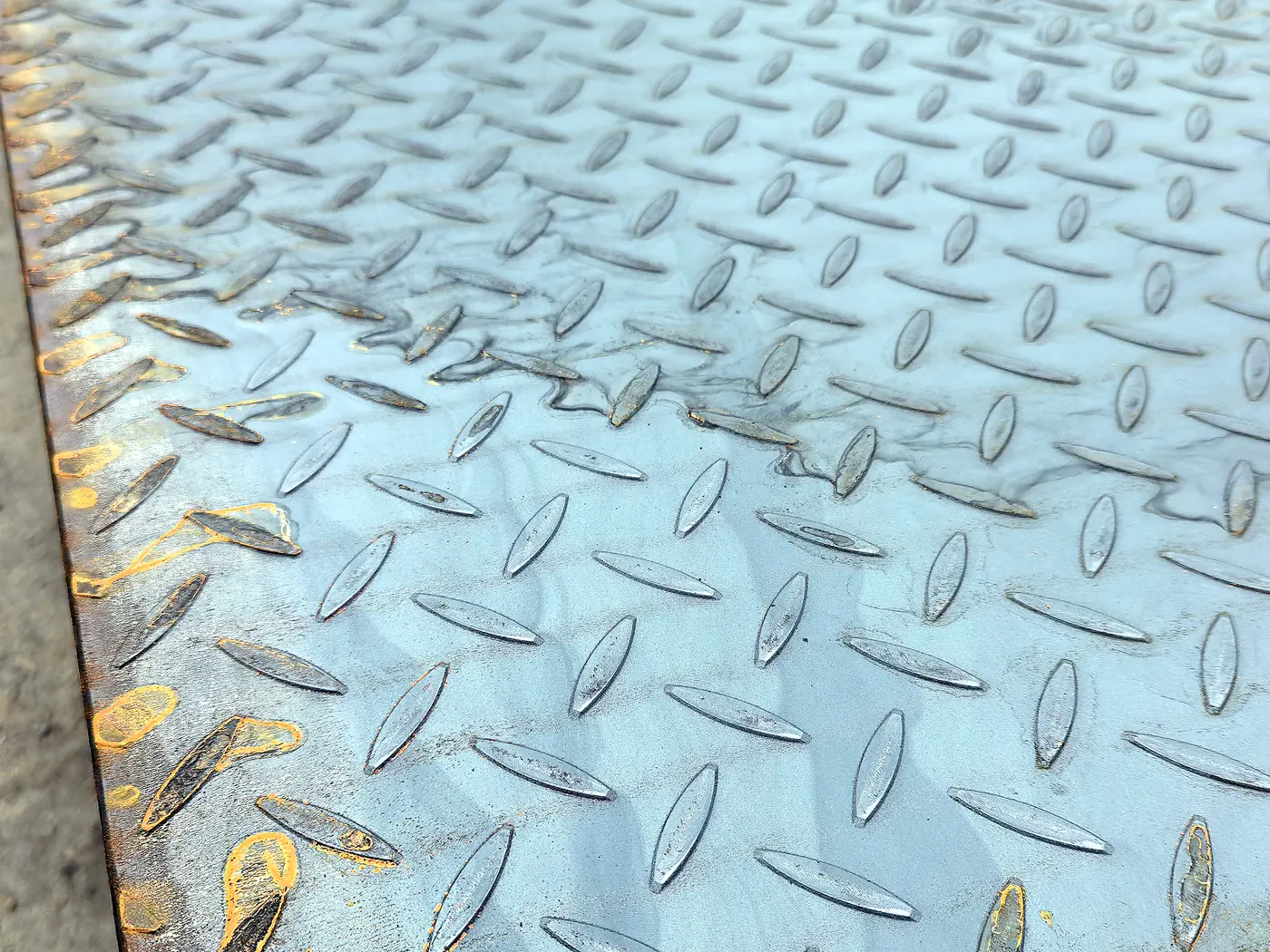 Checkered / Chequered Steel Plate supplied from China - live stock ready for export