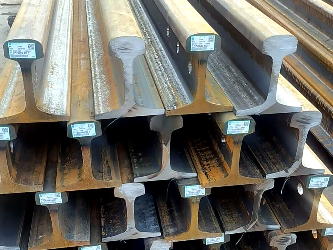 Crane Rail - inspected and packed for shipment