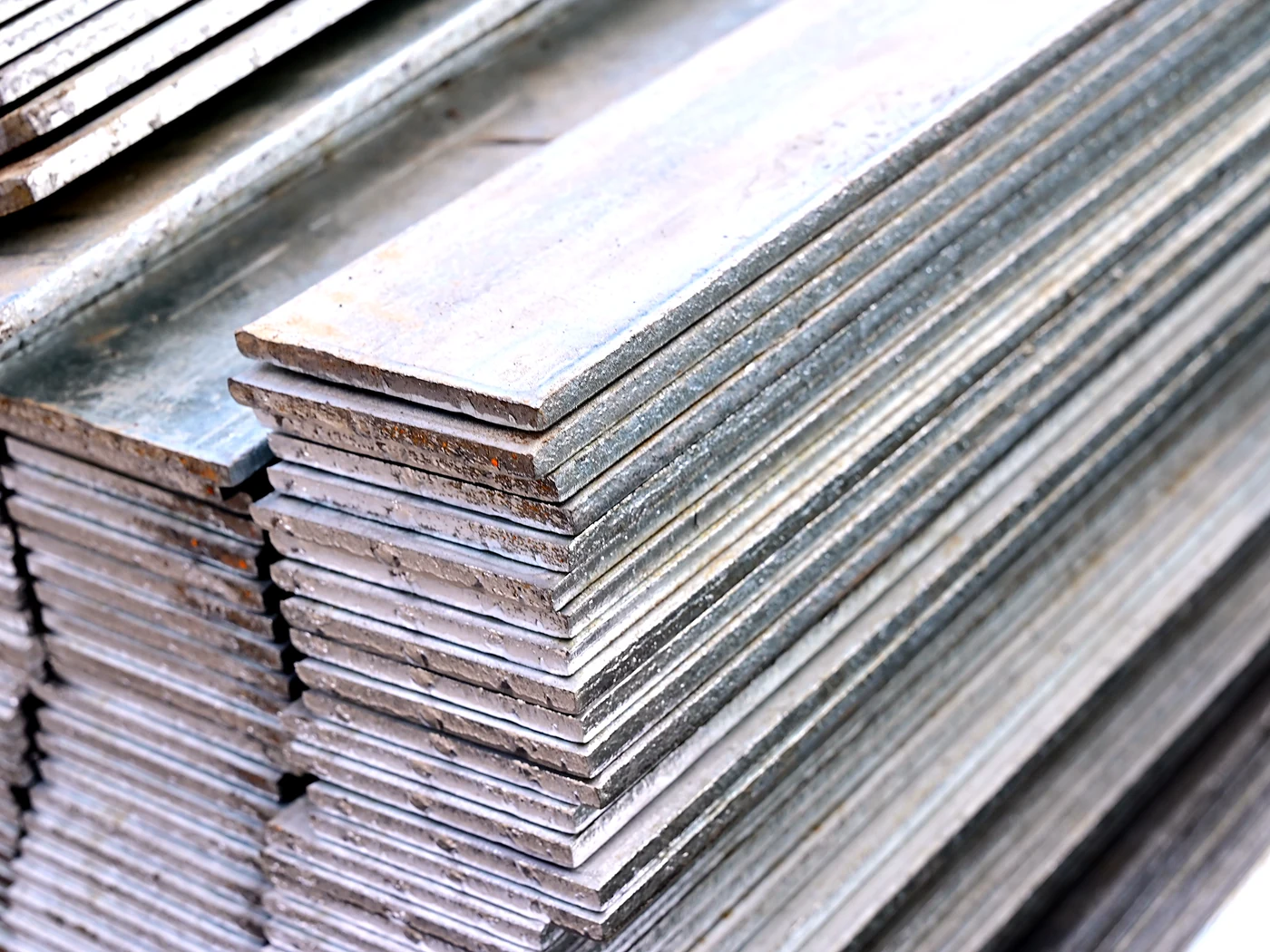 Hot-Dip Galvanized Flat Bar supplied from China - live stock ready for export