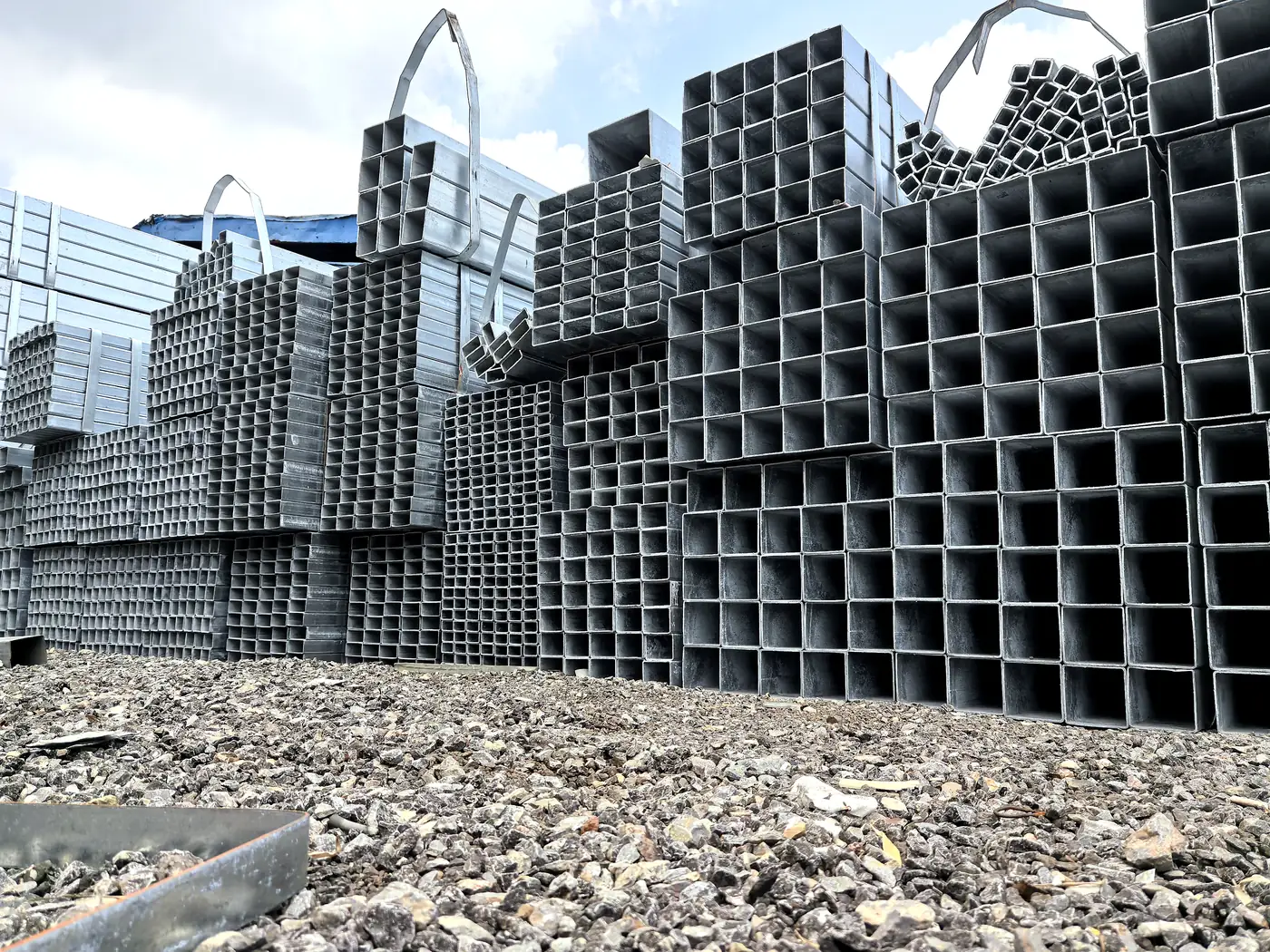 Hot-Dip Galvanized Square & Rectangular Tube - inspected and packed for shipment