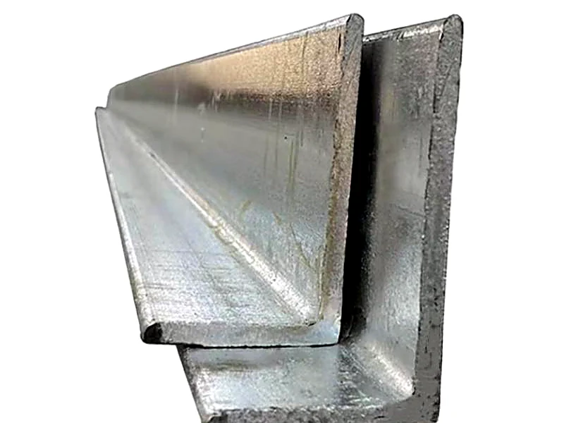 Hot-Dip Galvanized Unequal Angle Steel supplied from China - live stock ready for export