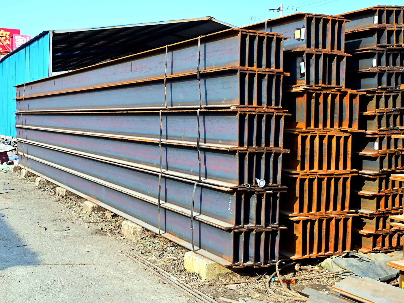Hot-Rolled H-Beam / Wide Flange Section - production and quality control
