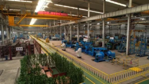 Forming and sizing line