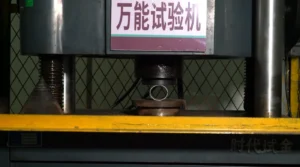 Universal testing machine — tensile test on a ring specimen