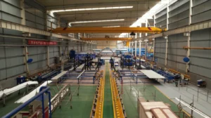 Coating line bay