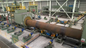 Large-diameter pipe processing