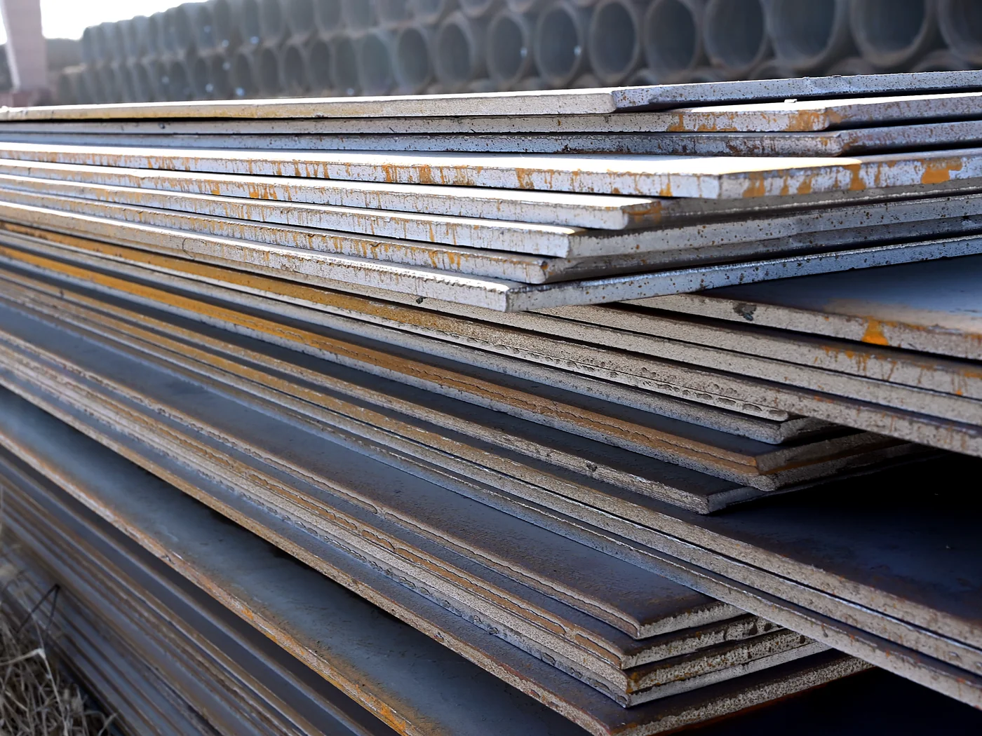 Medium & Heavy Steel Plate - inspected and packed for shipment