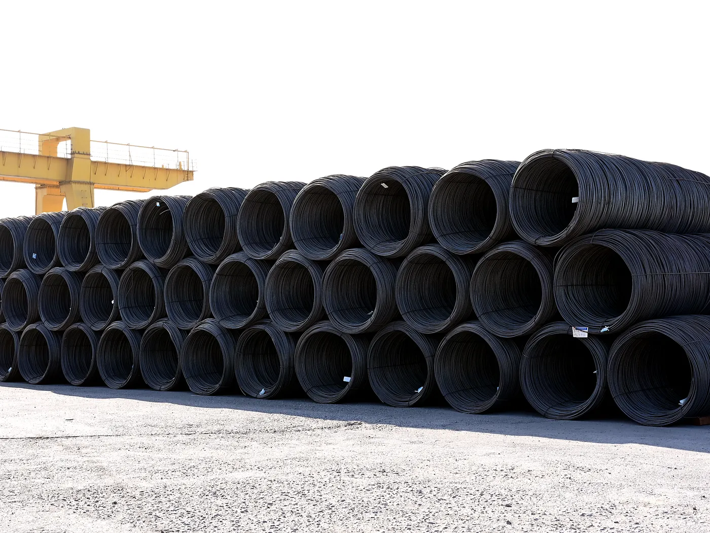 Rebar in Coils - inspected and packed for shipment