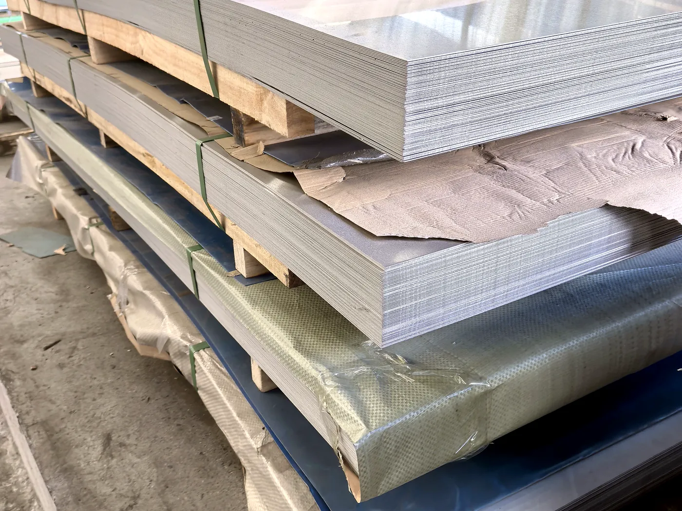 Stainless Steel Sheet & Plate - inspected and packed for shipment