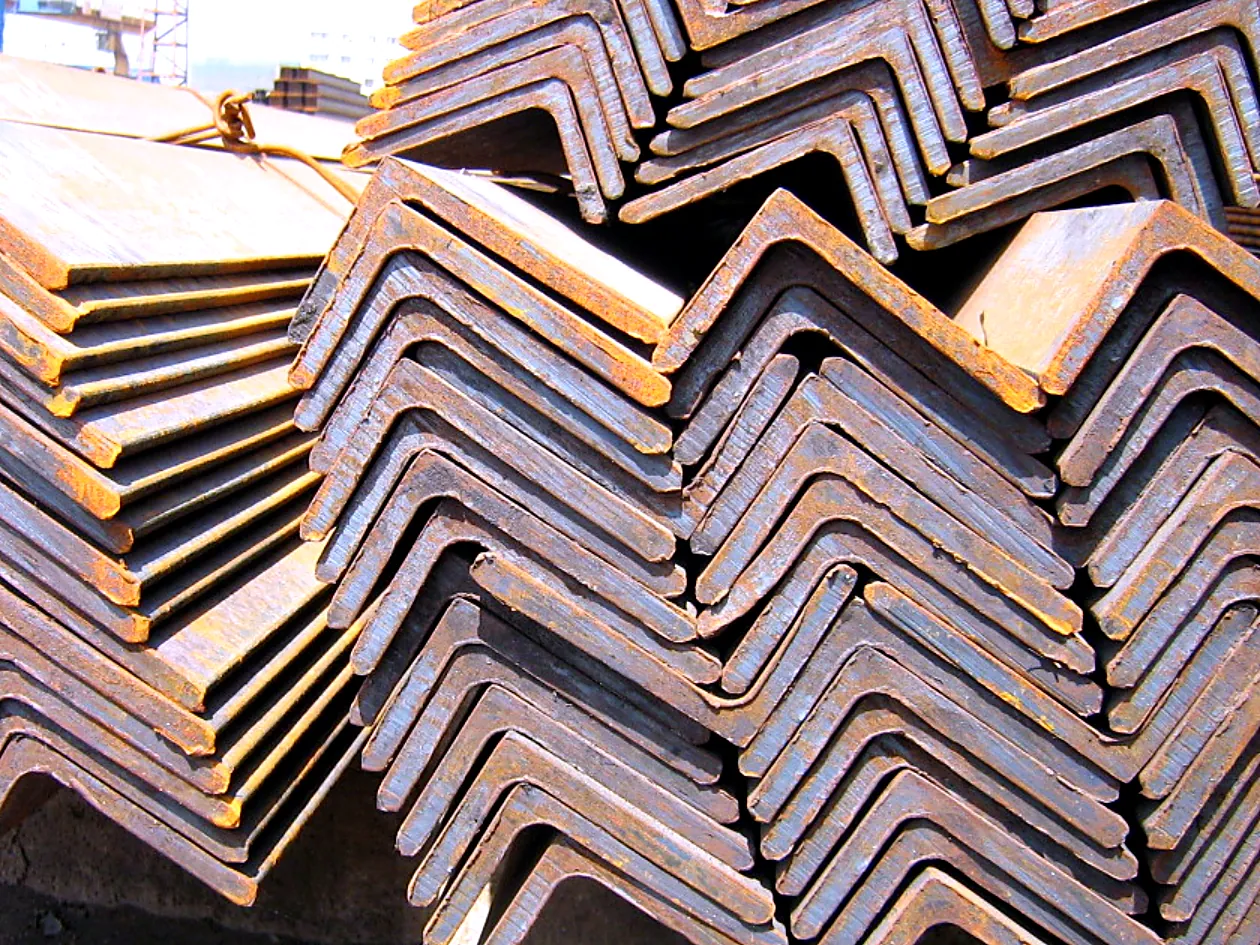 Unequal Angle Steel - inspected and packed for shipment
