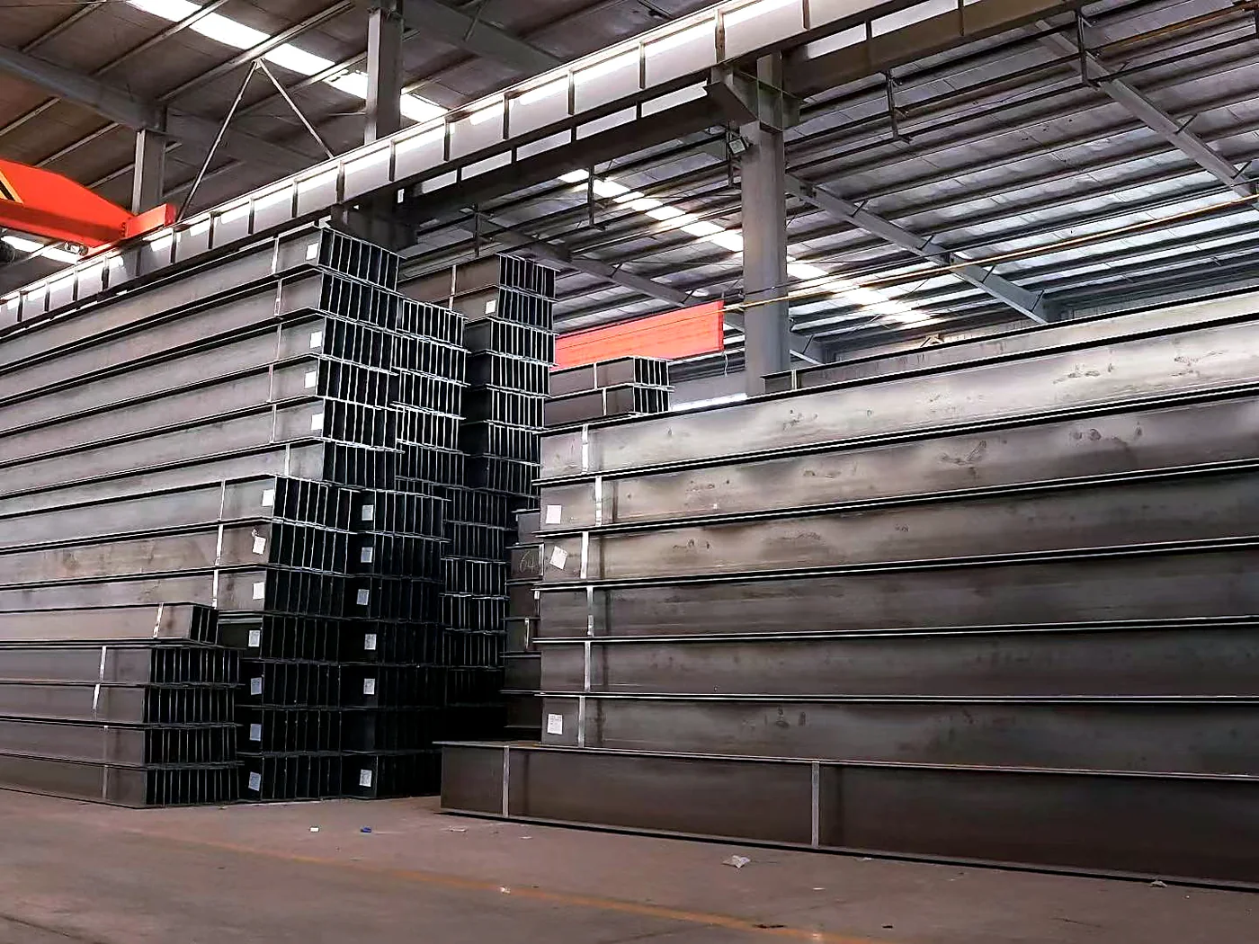 Custom Welded H-Beam supplied from China - live stock ready for export
