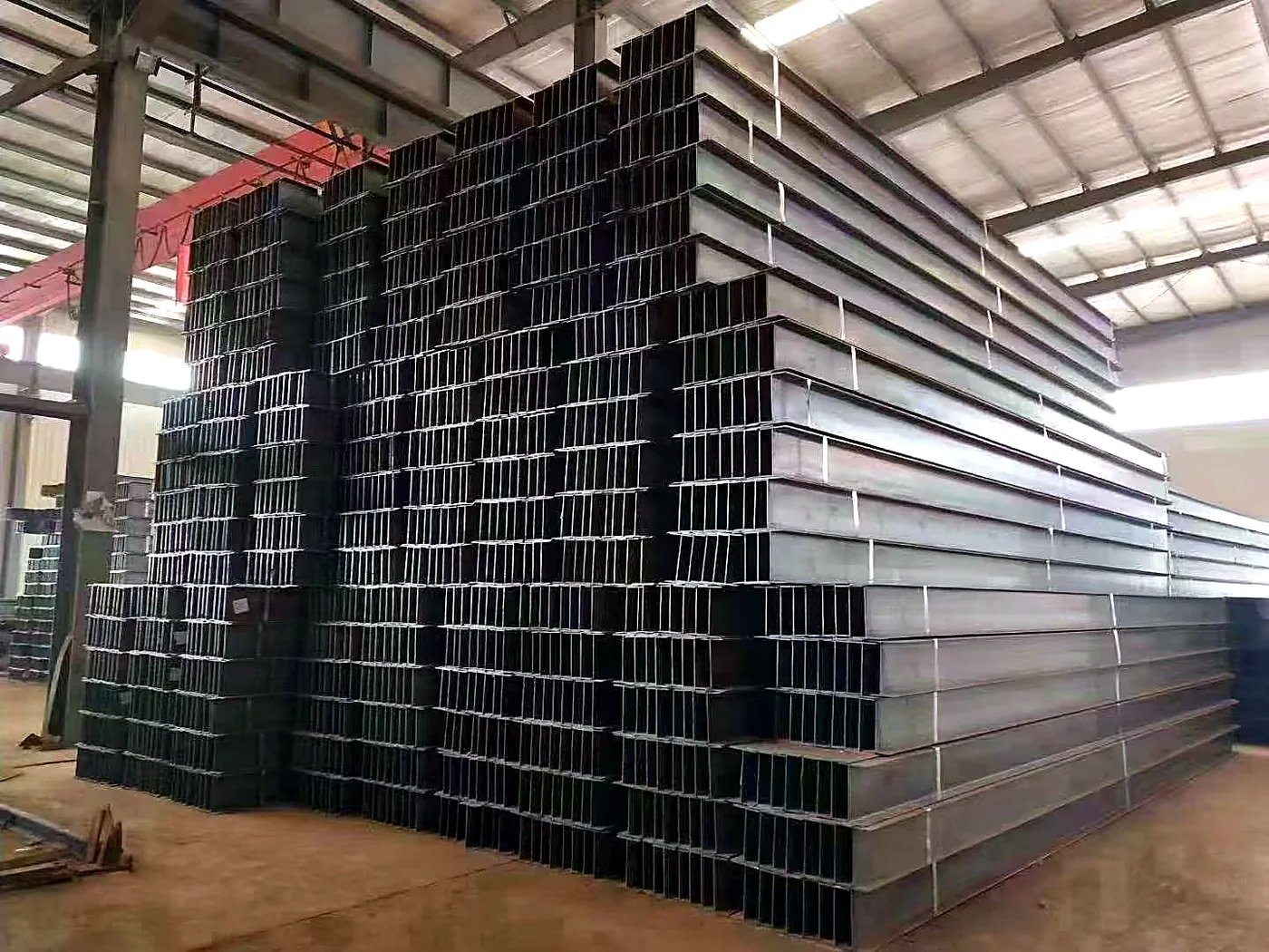 Custom Welded H-Beam - production and quality control